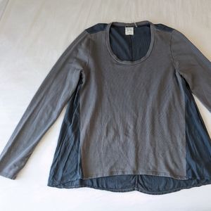 La Vi By Sam & Lavi Long Sleeve Top 100% Cotton Size Medium